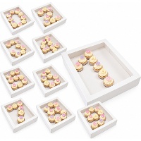 Boîte pour 12 cupcakes en forme de nombre - 1 unité