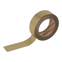 Ruban adhésif Washi métallisé de 10 m - 1 unité