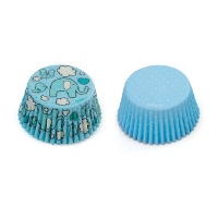 Capsules pour cupcakes d'éléphant rose - Decora - 36 unités