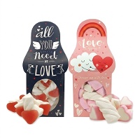 Boîte de guimauves Love you de 150 gr - 1 unité