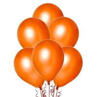 Ballons en latex de 30 cm métallisés de couleurs - 10 unités