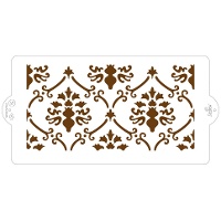 Pochoir baroque de 15 x 30 cm - Decora