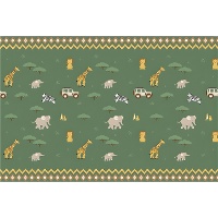 Nappe Safari mix de 1,80 x 1,20 m