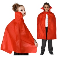 Cape de vampire pour enfant 70 cm avec col relevé