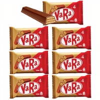 Barre de gaufrette avec crème de spéculoos et enrobée de chocolat - 35 gr, 6 unités