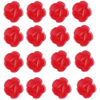 Gaufrettes de fleurs de 4 cm - Dekora - 72 unités