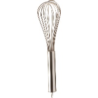 Fouet de 20 cm en acier inoxydable - Décorez