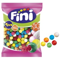 Boules de gomme à mâcher colorées - Petits bols Fini Chewing Gum - 1 kg
