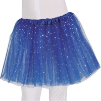 Jupe tutu avec paillettes et étoiles - 30 cm