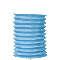 Lanterne en papier tubulaire de 16 cm de couleurs - 1 unité