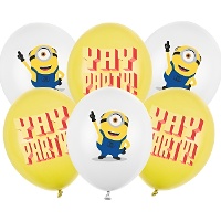 Ballons en latex Minions - 30 cm - lot de 6