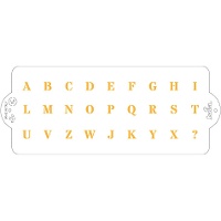 Pochoir Alphabet 10 x 25 cm - Décorez