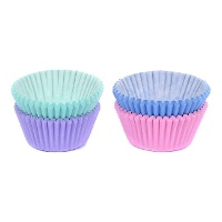 Capsules pour cupcakes de 3,1 cm en quatre couleurs - House of Marie - 100 unités