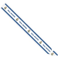 Ruban du Real Madrid avec blasons continus et bandes bleues