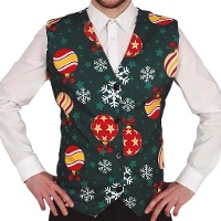 Gilet de Noël avec boules