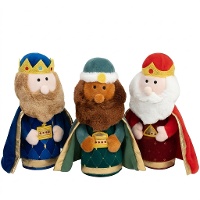 Peluche des Rois Mages (20 cm) en boîte - lot de 3