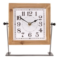 Horloge de table avec base en métal - DCasa