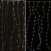 Rideau de fils lumineux de 2 x 1,5 m - 300 leds