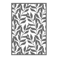 Matrice rectangulaire avec feuilles de 14,5 x 10 cm - Artemio