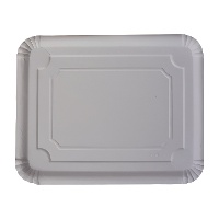 Plateau blanc 19 x 12 cm - 100 unités