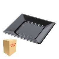 Assiettes en plastique colorées de 23 cm - 480 pièces