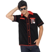 Chemise déguisement de joueur de bowling pour homme