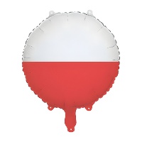 Ballon drapeau de Pologne 35 cm
