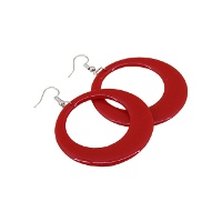 Boucles d'oreilles rondes de flamenca pour enfants