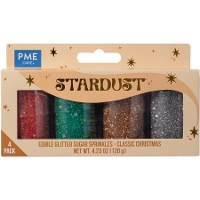 Kit de paillettes comestibles à motifs de Noël de 120 gr - PME