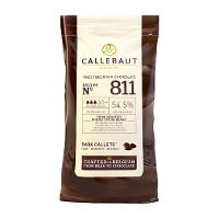 Pépites fondantes au chocolat noir 54,5 % de 1 kg - Callebaut