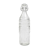 Bouteille gravée transparente de 1 L