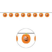 Guirlande de citrouilles avec ballons en latex de 2 m