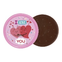 Pièce en chocolat « I love you » 7,8 cm, 26 g