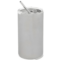 Verre de 0,60 L avec couvercle et paille