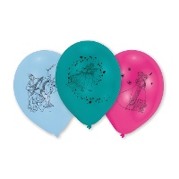 Ballons en latex Frozen de 25,4 cm - 10 unités