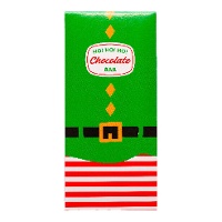 Boîte pour tablette de chocolat de l'Elfe 16 x 7,5 x 2,5 cm - 5 unités