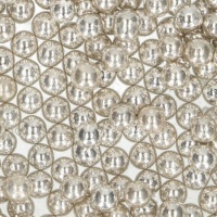 Perles de 8 mm argentées moyennes - FunCakes - 80 gr