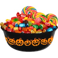 Bol Halloween à motif de citrouilles