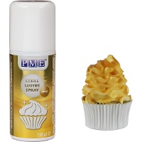 Spray comestible effet perlé doré 100 ml - PME