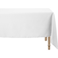 Nappe de 1,70 x 1,40 m en tissu blanc