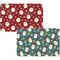 Set de table individuel de 43 x 28 cm Père Noël - 1 unité