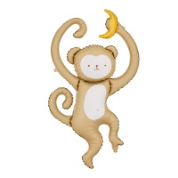 Ballon en forme de singe 88 x 51 cm
