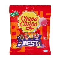 Chupa Chups de saveurs assorties en sachet - 10 unités