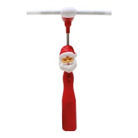 Baguette de Père Noël avec ventilateur à LEDs de 32 cm
