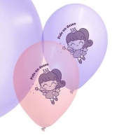 Ballons en latex transparents de fée magique de 30 cm - Ballons Clown - 25 unités