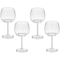 Coupes en acrylique de 570 ml pour cubata - 4 unités
