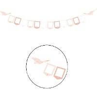 Guirlande de photos pour Baby Shower de 2,5 m - 1 unité