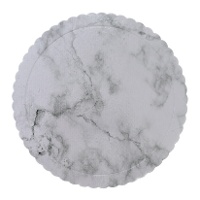 Base à gâteau 20 x 20 x 0,3 cm ronde en design - 1 unité