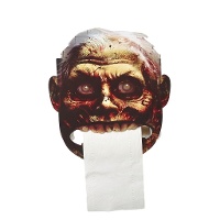 Housse pour papier WC visage de zombie