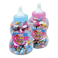 Mini biberons avec des bonbons de 20 gr - 50 unités